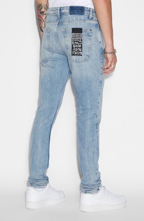 Shop Ksubi Van Winkle Nu Heritage Distressed Skinny Jeans In Denim