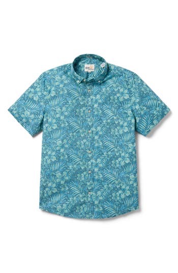 Reyn Spooner Hau Hele Tailored Fit Short Sleeve Shirt In Balsam