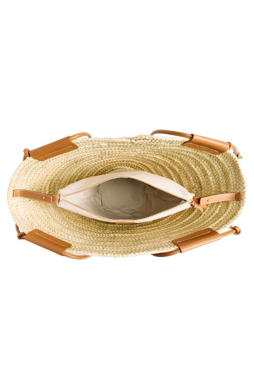 Shop Altuzarra Basket Straw Tote In Natural/canyon