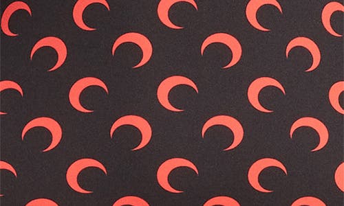 Shop Marine Serre Moon Print Catsuit In Black And Red