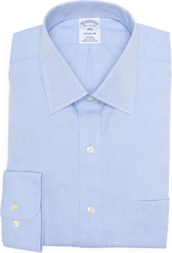 Brooks Brothers Non-Iron Long Sleeve Regular Fit Dress Shirt ...