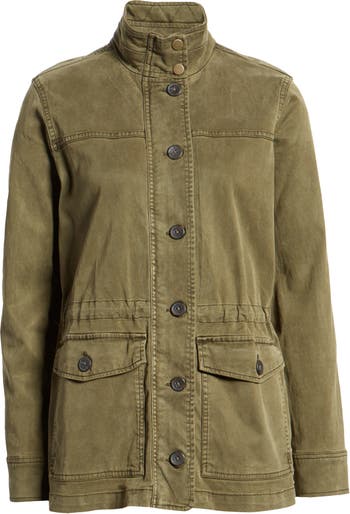 Lucky Brand, Jackets & Coats, Lucky Brand Olive Military Green Jacket  Small