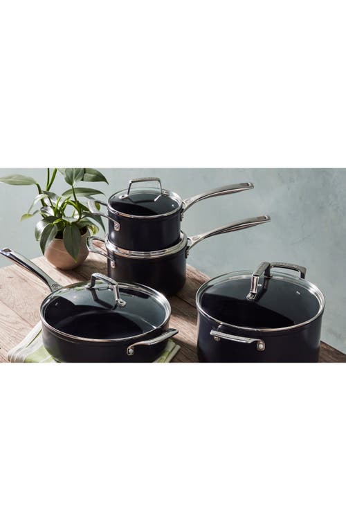 Le Creuset Essential Non-stick Ceramic 10-piece Cookwareset In Ceramic
