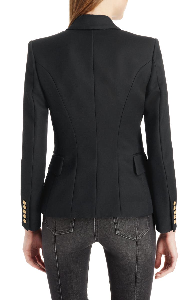 Balmain Double Breasted Wool Blazer | Nordstrom