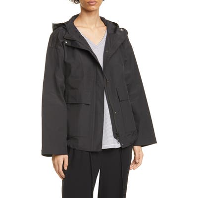 Eileen Fisher Hooded Coat, Black