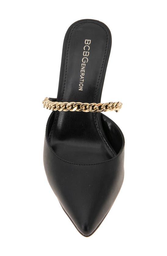 Shop Bcbgeneration Havinda Chain Mule In Black