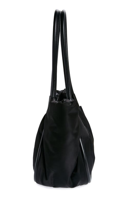 Shop Proenza Schouler Large Ruched Nylon Tote In Black