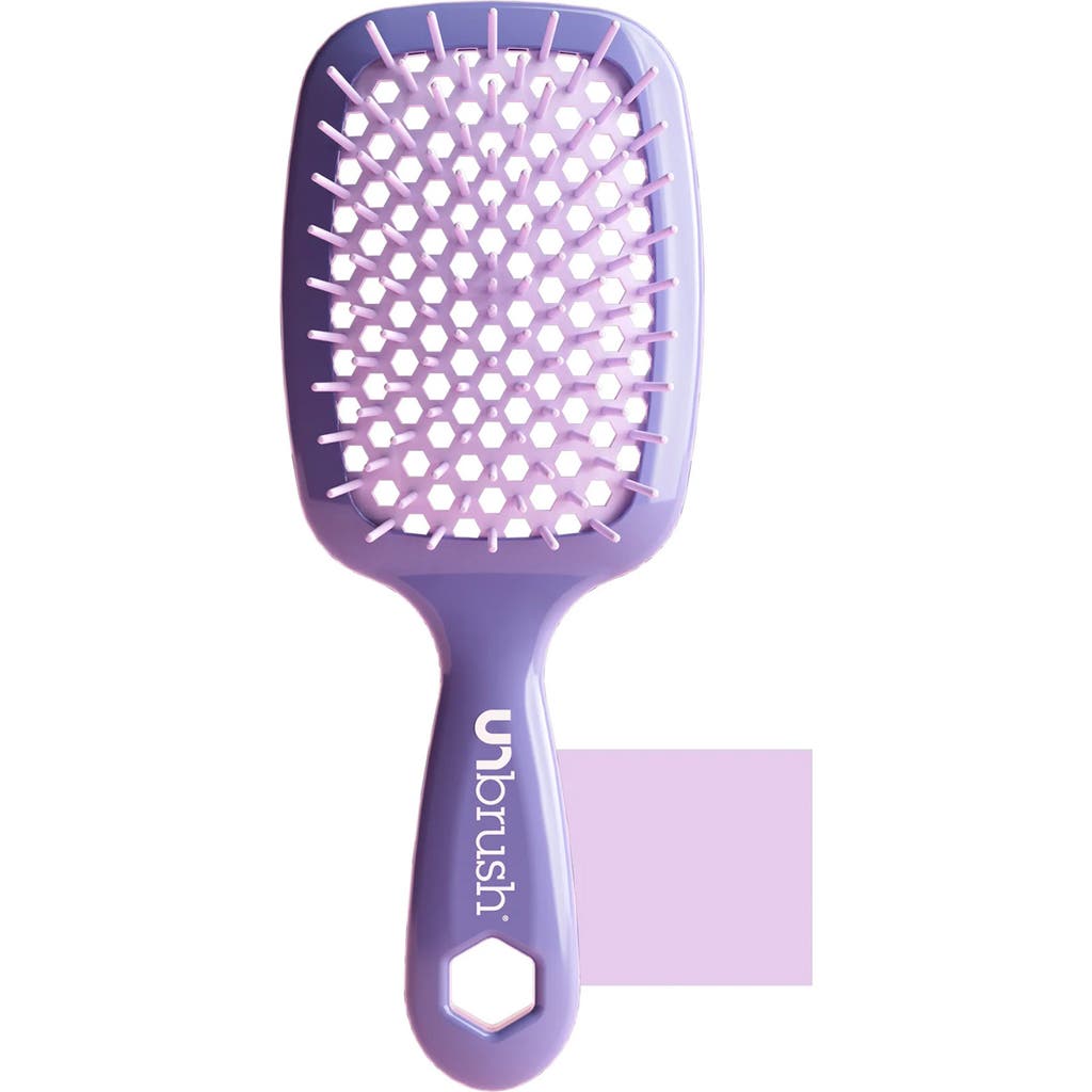 Unbrush Detangling Hair Brush Pastel Collection In Pastel/lavender Dark Purple