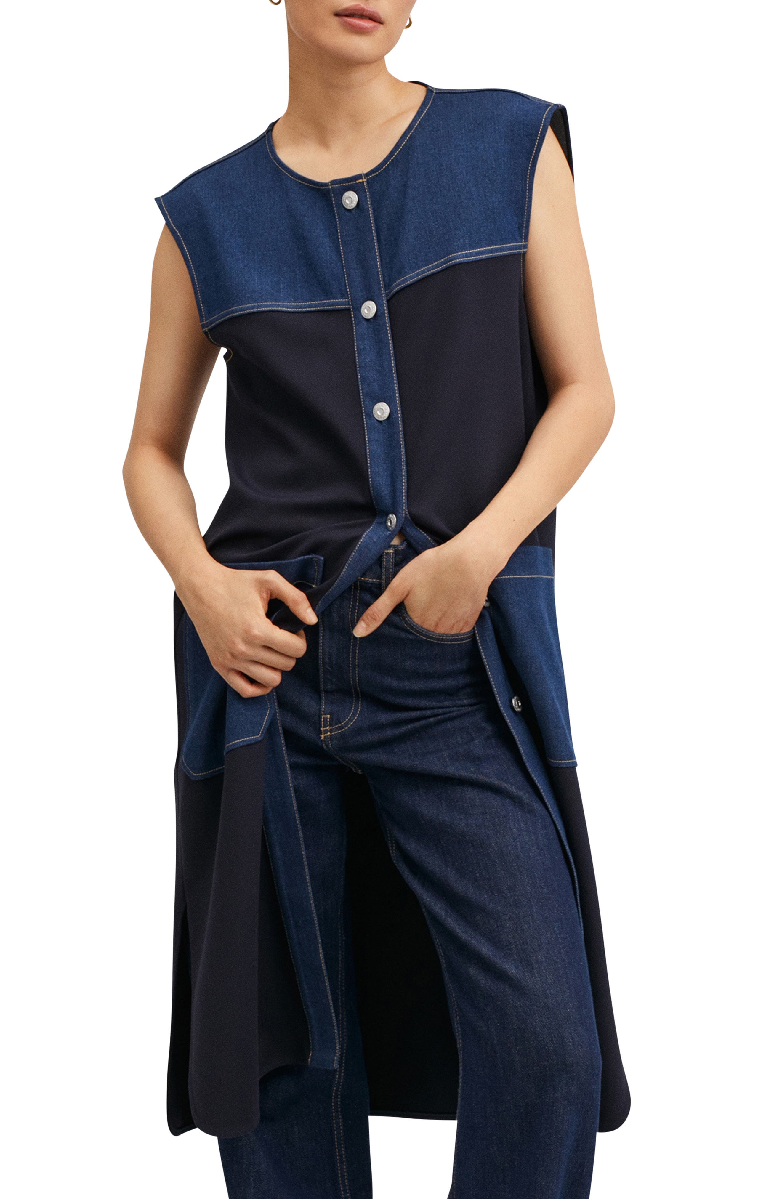 denim vest | Nordstrom