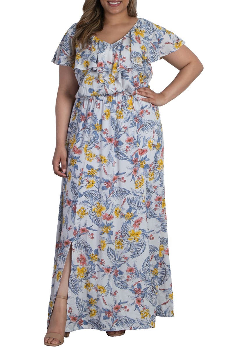 Kiyonna Willow Crepe Maxi Dress | Nordstrom