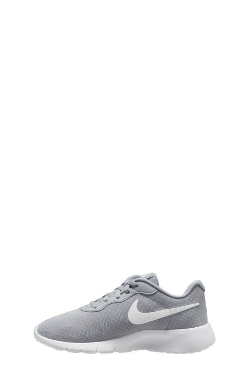 Nike Kids' Tanjun Ez Sneaker In Wolf Grey/white/white