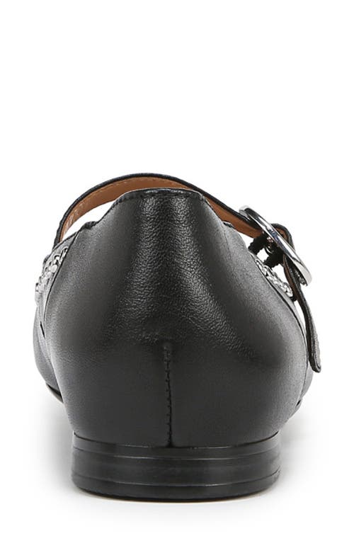 Naturalizer Kelly 5 Mary Jane Flats In Black Leather