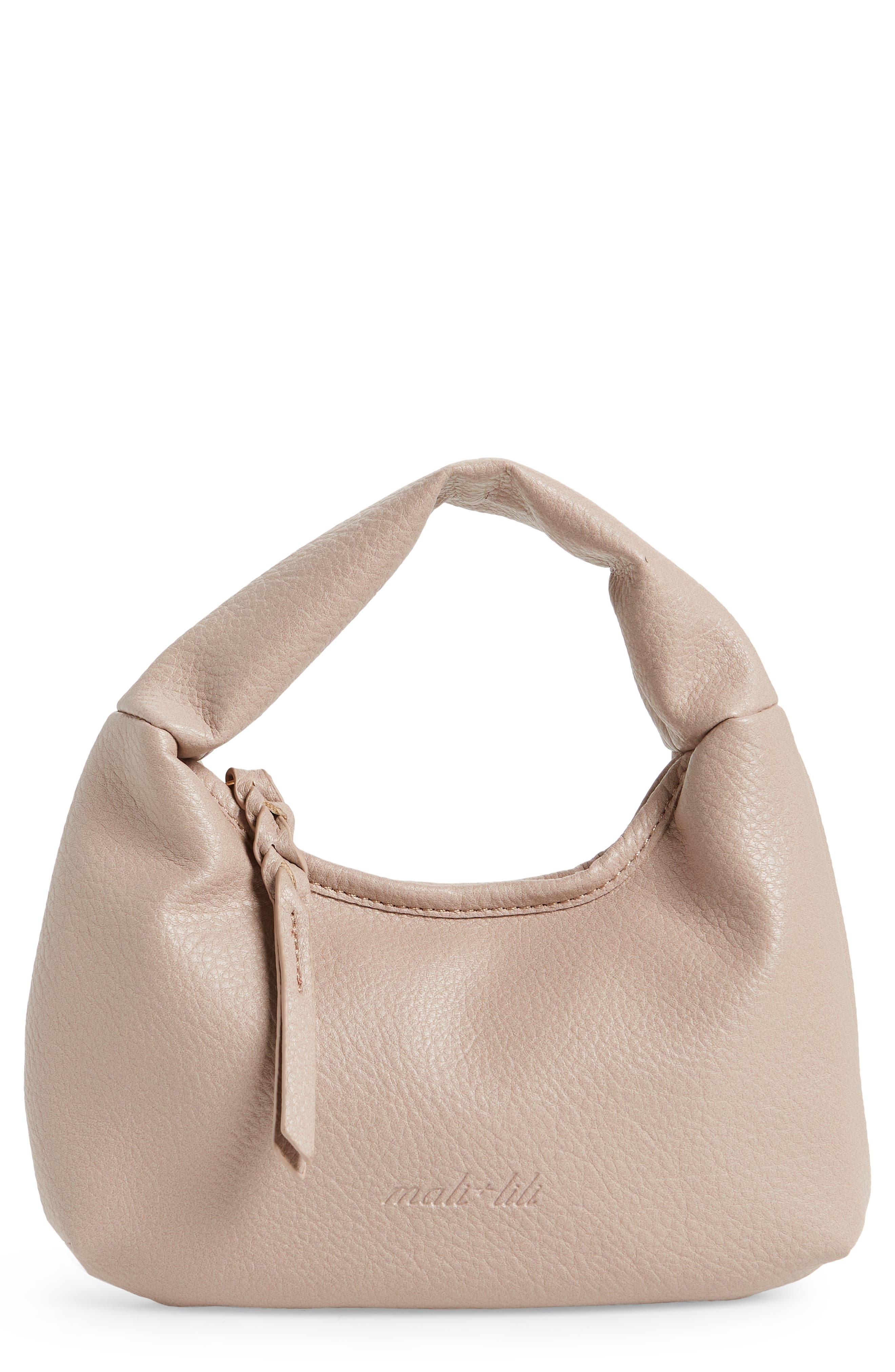 Black Pebble Grain peta-approved Vegan Leather Handbag 