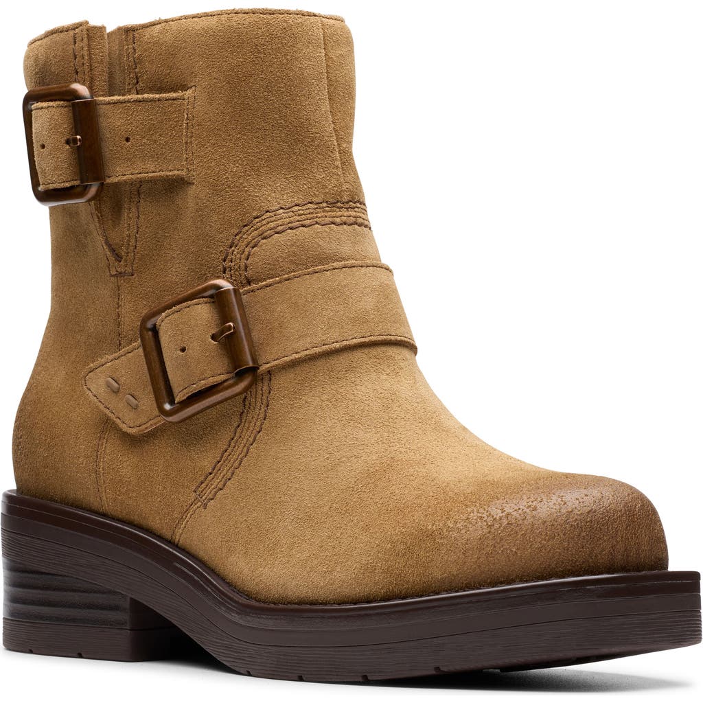 Clarksr Clarks(r) Rebelle Buckle Boot In Walnut Suede