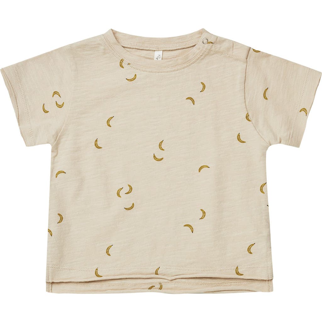 Shop Rylee + Cru Kids' Banana Cotton T-shirt In Natural