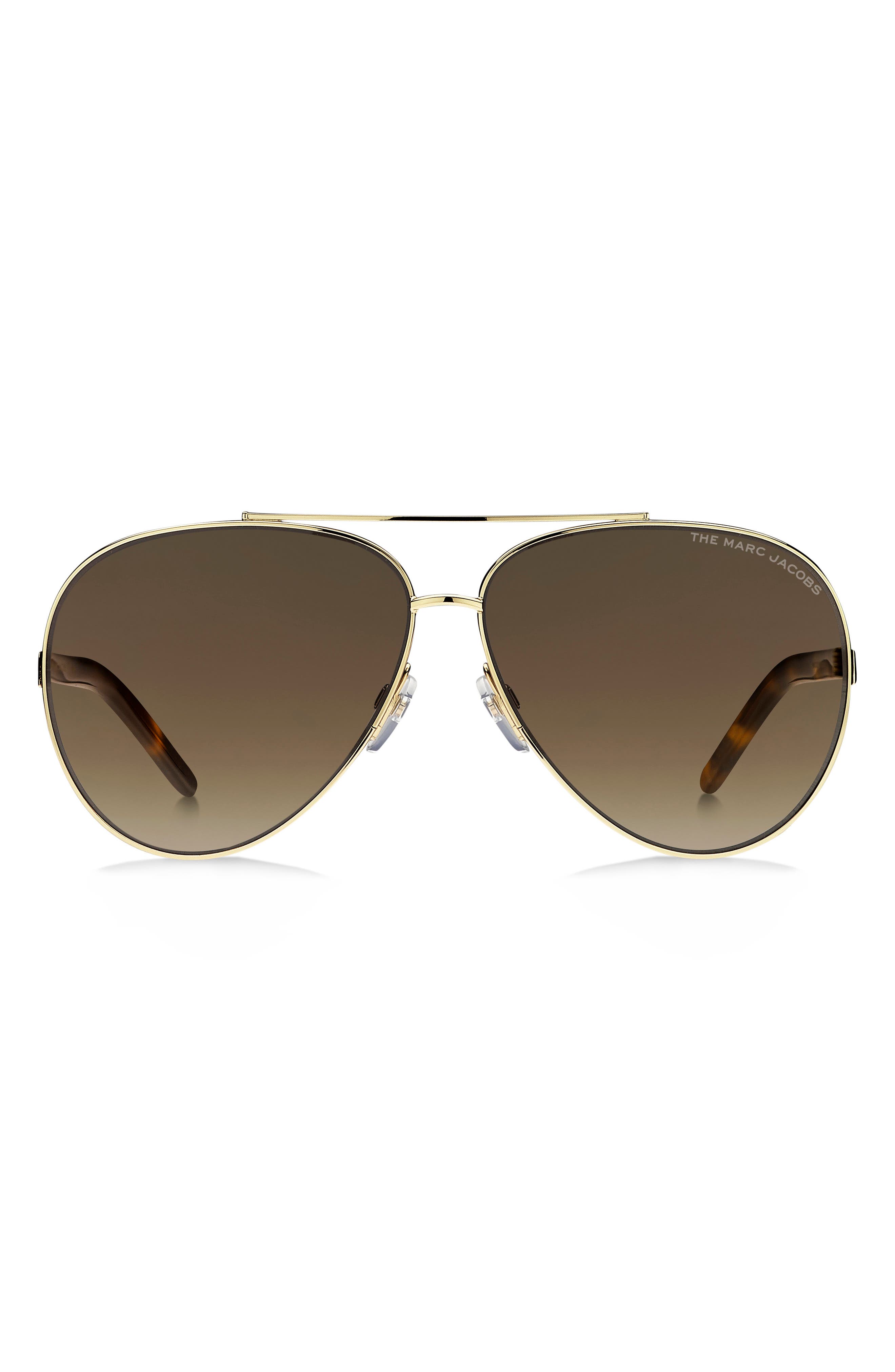 marc jacobs 62mm aviator sunglasses