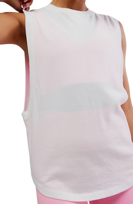 Shop Fp Movement By Free People Spin Cotton Tank In White