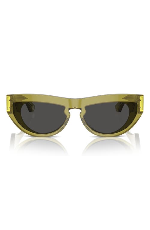 Shop Burberry 58mm Cat Eye Sunglasses In Green