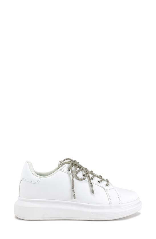Shop Azalea Wang Janan Water Repellent Sneaker In White