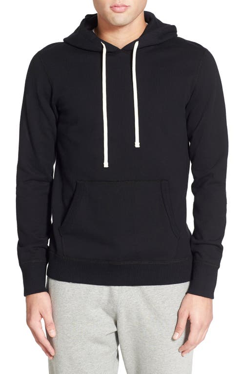 Reigning Champ Midweight Terry Pullover Hoodie in Black