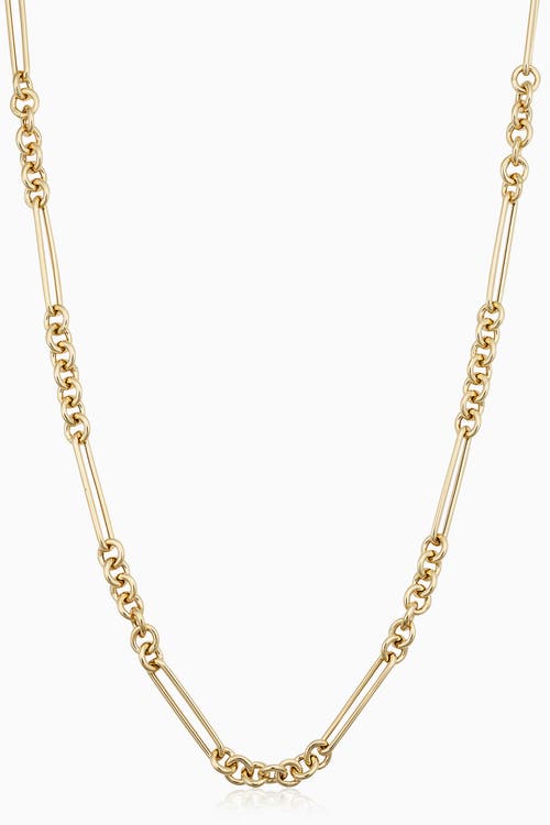 Oradina 14k Gold Bold Venetian Necklace In Yellow Gold