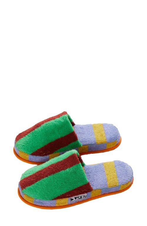 Dusen Dusen Nicolas Stripe Terry Slipper 