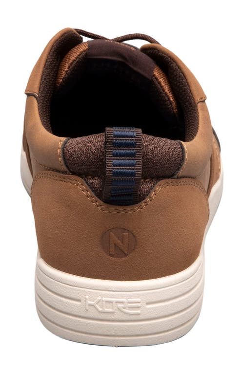 Nunn Bush Kore City Walk Court Sneaker In Tan Multi