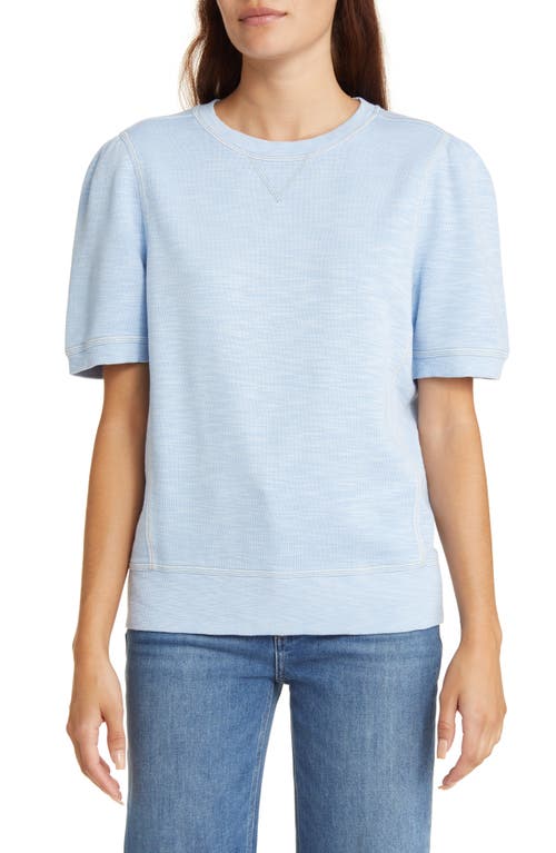 Tommy Bahama Tobago Bay Puff Sleeve Sweatshirt in Light Sky 