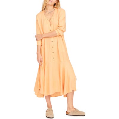 Endless Summer By Free People Mathilda Henley Shirtdress, Coral
