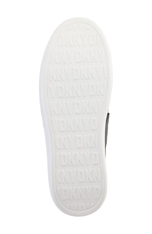 Dkny Jamiah Platform Sneaker In Black/white