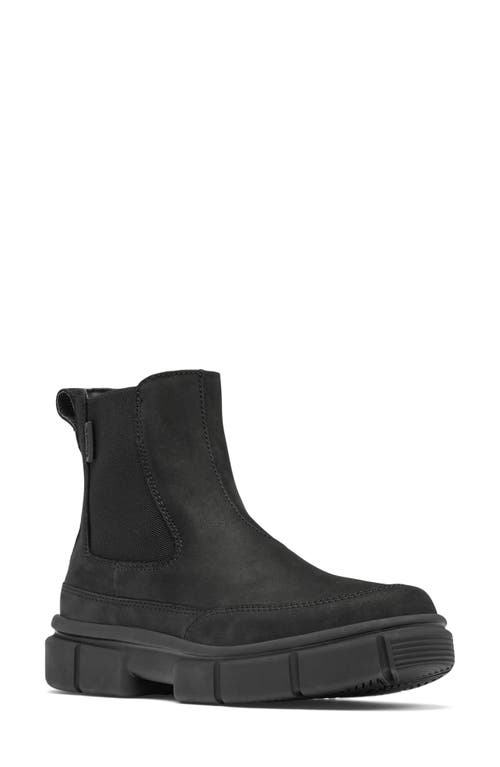 Sorel Explorer Chelsea Boot In Black/ Black