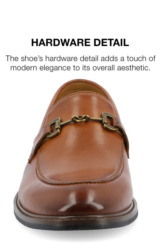 Vance Co. Rupert Tru Comfort Bit Loafer In Cognac