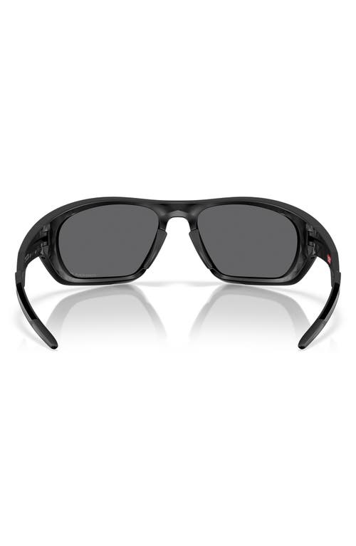Oakley Lateralis 60mm Prizm™ Polarized Rectangular Sunglasses In Matte Black