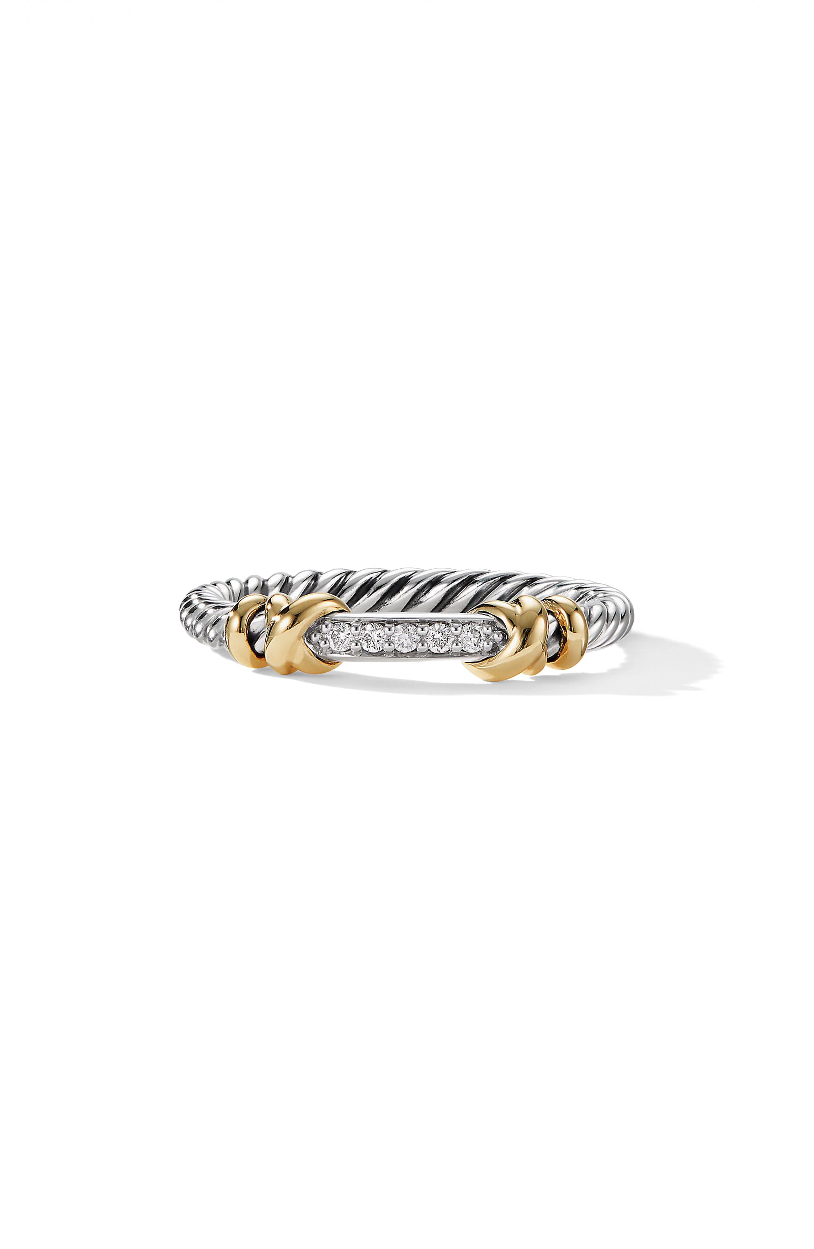 petite helena wrap ring with 18k yellow gold and diamonds