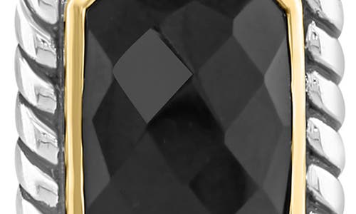 Effy Two-tone Onyx Pendant Necklace In Black