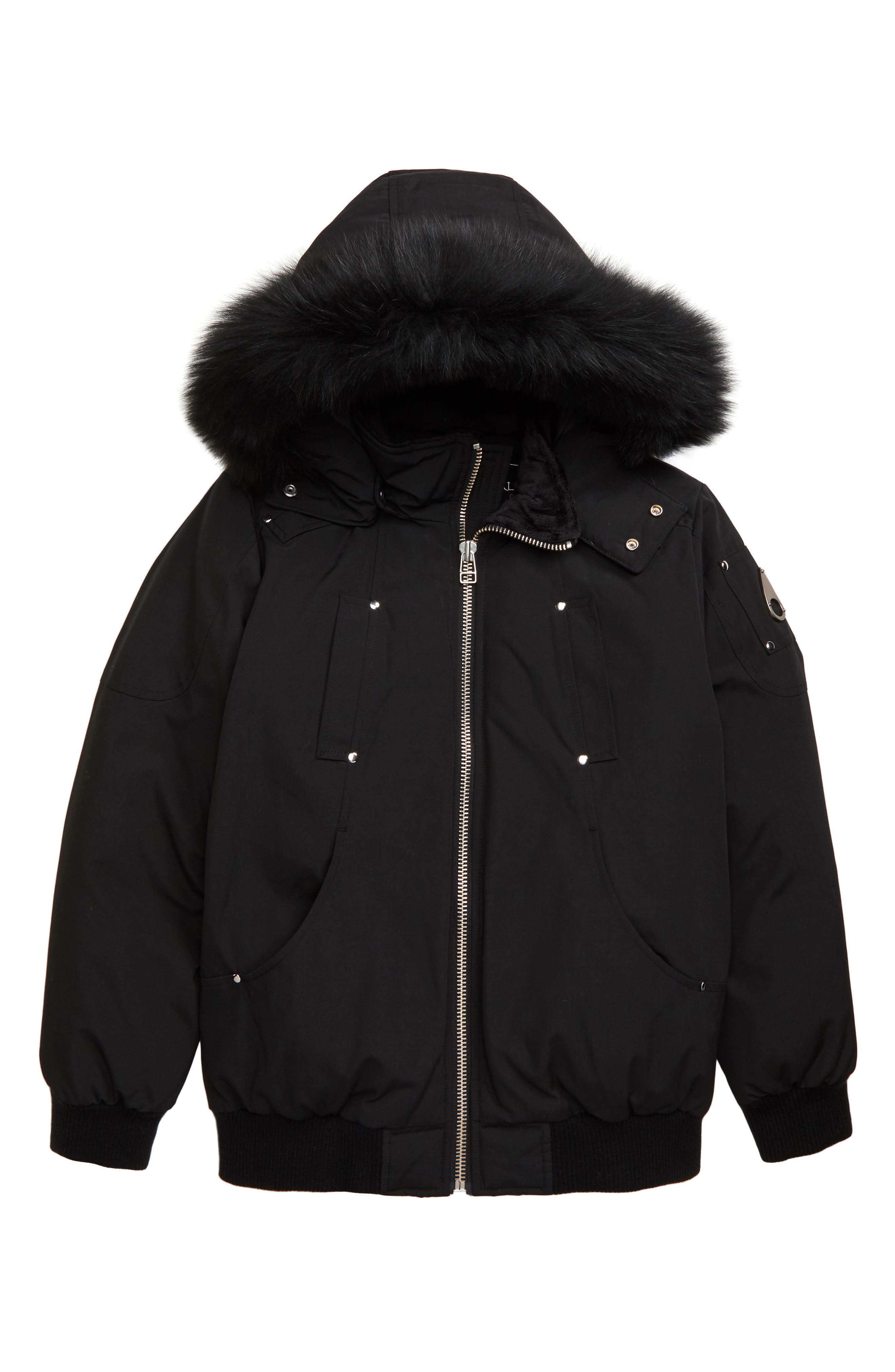 moose knuckles kids bomber