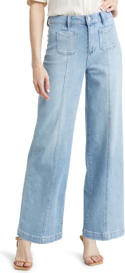 PAIGE Brooklyn High Waist Wide Leg Jeans | Nordstrom