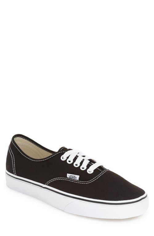 UPC 700053288584 product image for Vans Authentic Sneaker in Black at Nordstrom, Size 12 Women's | upcitemdb.com