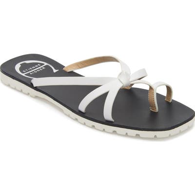 Etienne Aigner Malta Slide Sandal- White