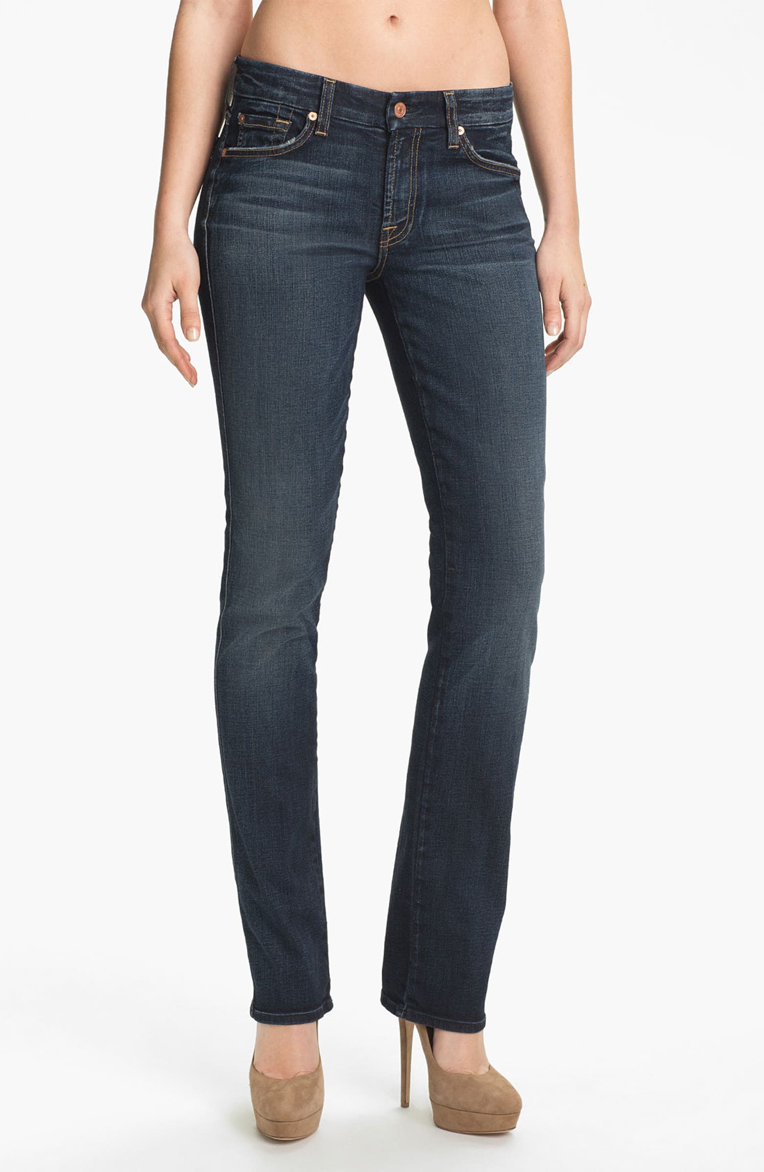 7 For All Mankind® 'Kimmie' Straight Leg Jeans (Absolute Heritage ...
