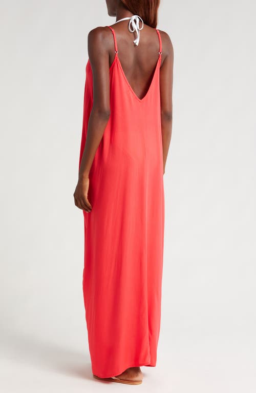 ELAN ELAN V-BACK COVER-UP MAXI DRESS 