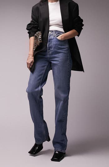 Wide leg 2024 jeans topshop