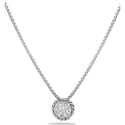 David Yurman Chatelaine Pave Pendant Necklace With Diamonds