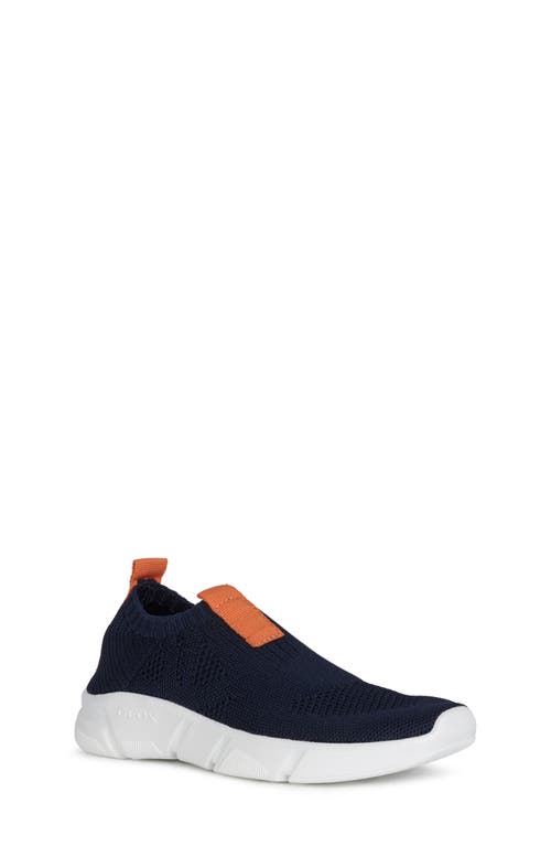 Geox Aril Woven Slip-on Sneaker In Blue