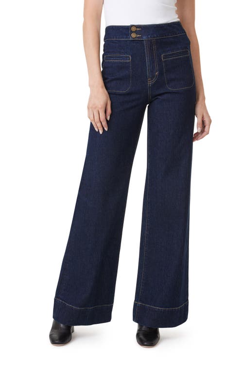 Shop Habitual Extended Wide Leg Jeans In Sea