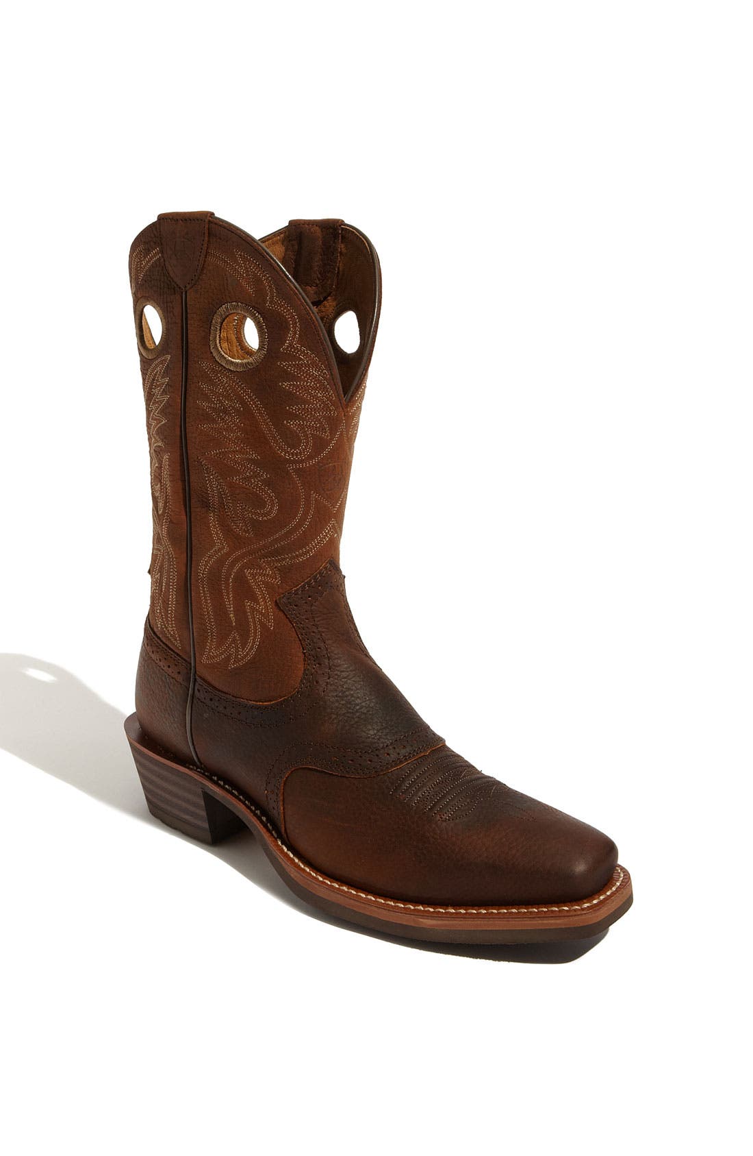 UPC 751702514882 product image for Ariat 'Heritage Roughstock' Boot (Online Only) (Men) Oiled Brown 10.5 M | upcitemdb.com