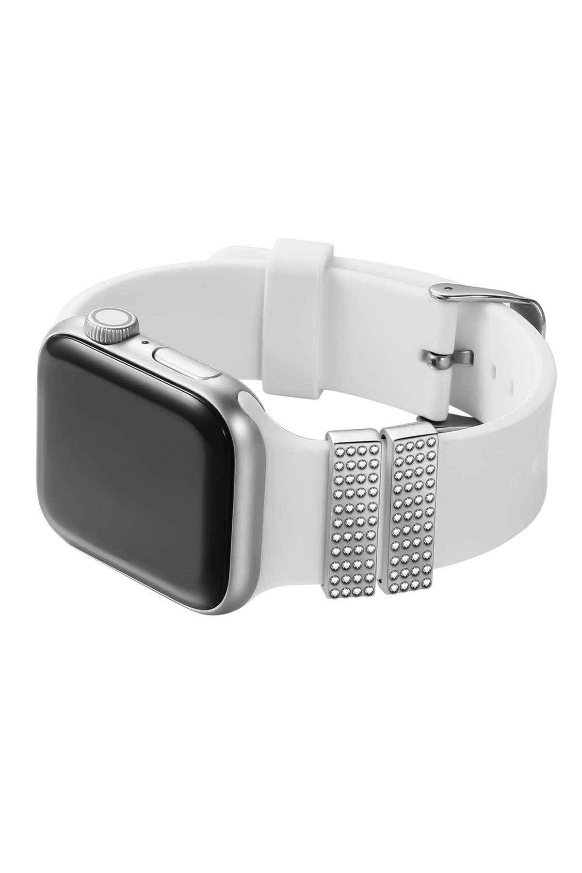 Posh Tech Silver Apple Watch Band Charm Set Of 2 Nordstrom Rack