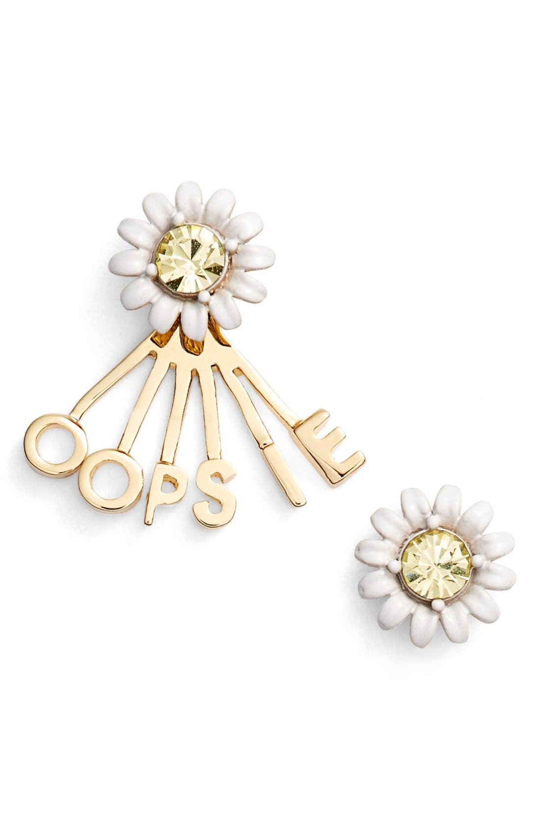 kate spade new york 'oopsie daisy' ear jacket & stud earring Nordstrom