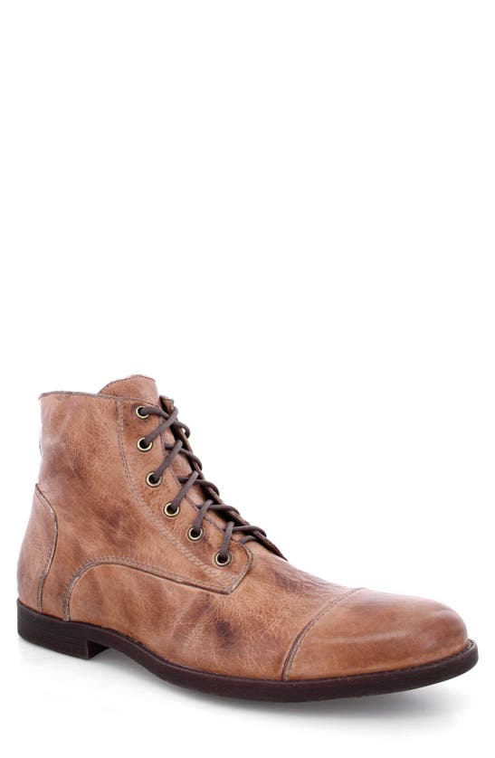 Bed Stu Leonardo Cap Toe Boot In Tan Dd Tremolo
