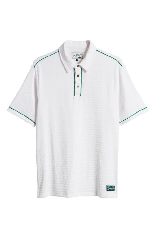 Shop Bogey Boys The Legends Textured Golf Polo In White